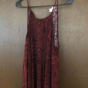 Red/purple sundress